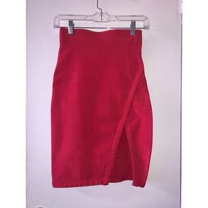 Stretchy High Waisted Body Con Skirt
